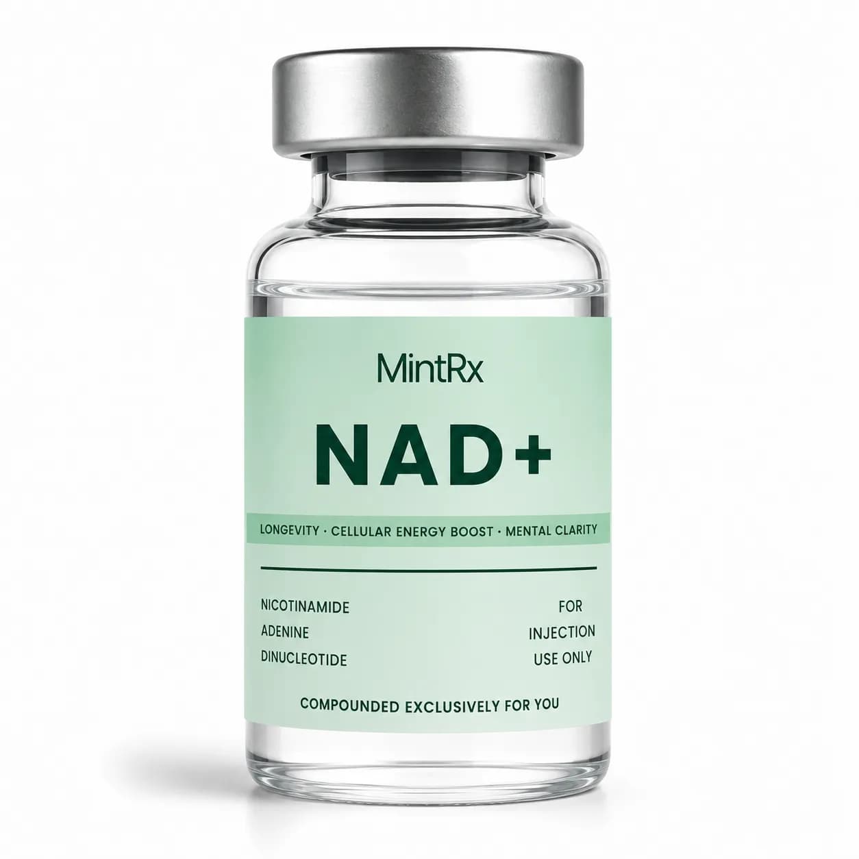 NAD+ injection vial